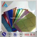 Laminating colored wrapping pet film